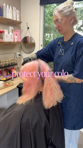 Super cool, a new hair care line focused on color protection and preserving your style in between th...